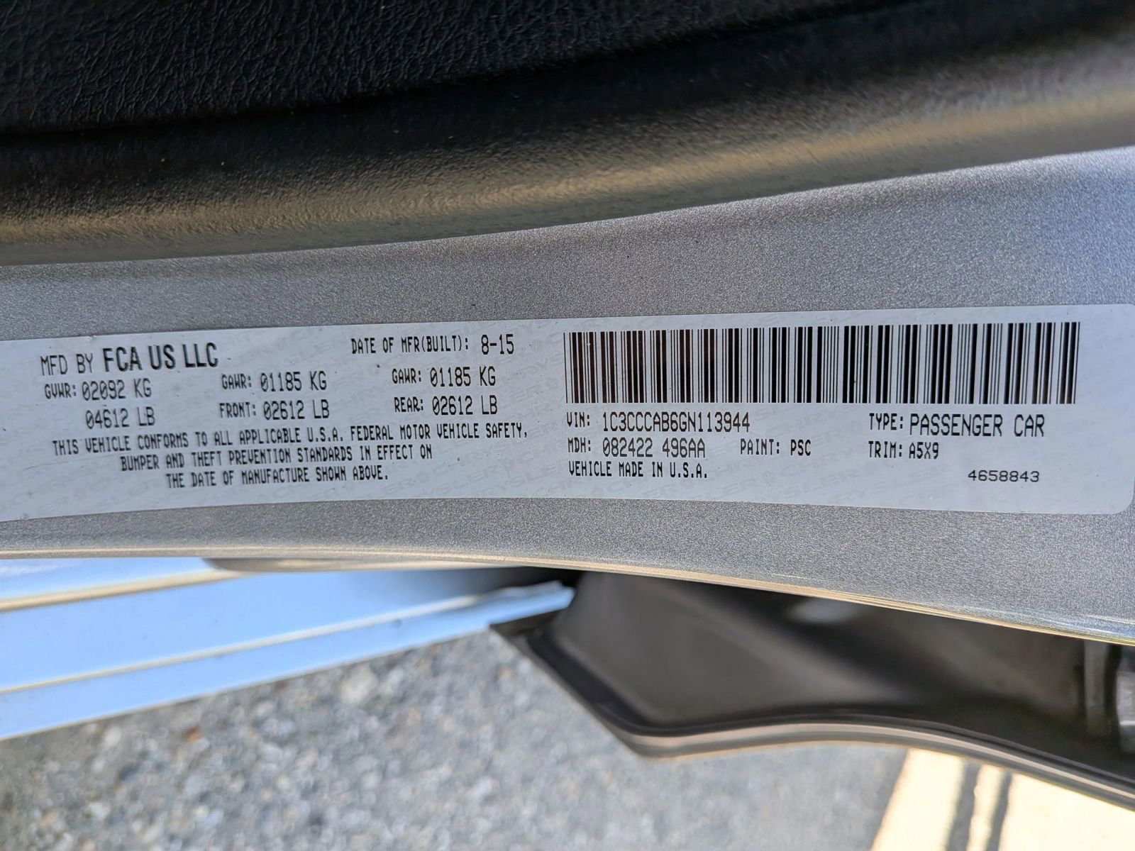 Used 2016 Chrysler 200 Limited w/ Anniversary Edition FWD image 54