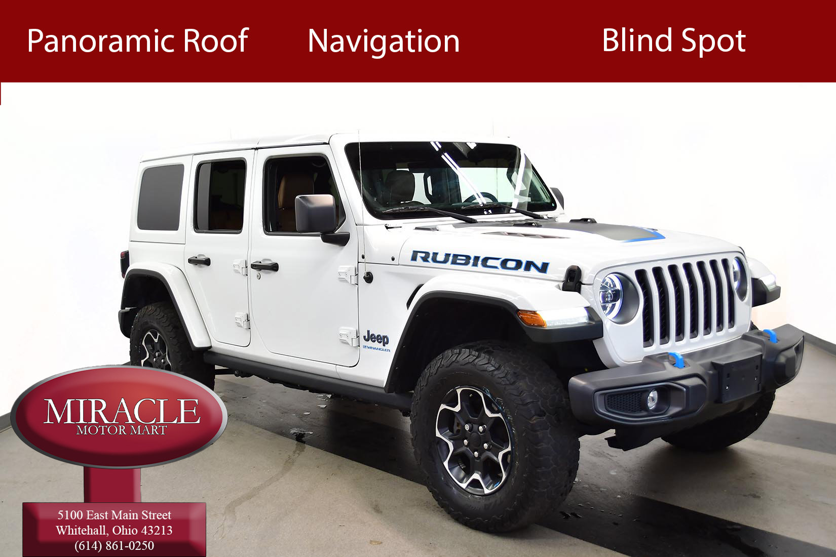 Used 2023 Jeep Wrangler Unlimited Rubicon 4xe w/ Cold Weather Group AWD/4WD image 1