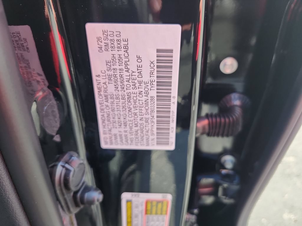New 2026 Honda Ridgeline RTL image 32