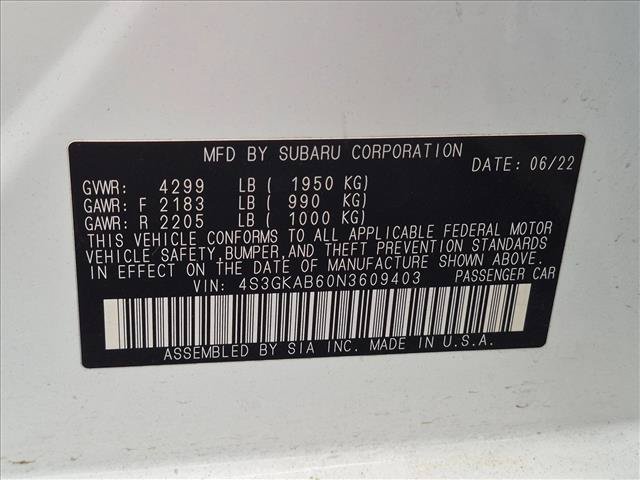 Used 2022 Subaru Impreza 2.0i w/ Popular Package #1 AWD/4WD image 15