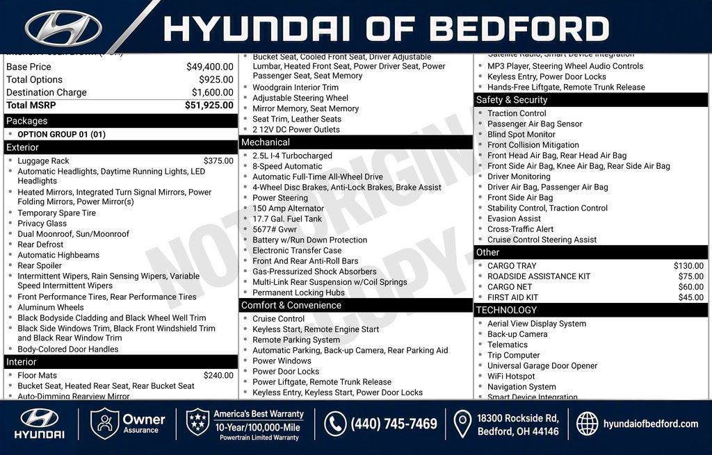 New 2026 Hyundai Santa Fe Calligraphy AWD/4WD image 28