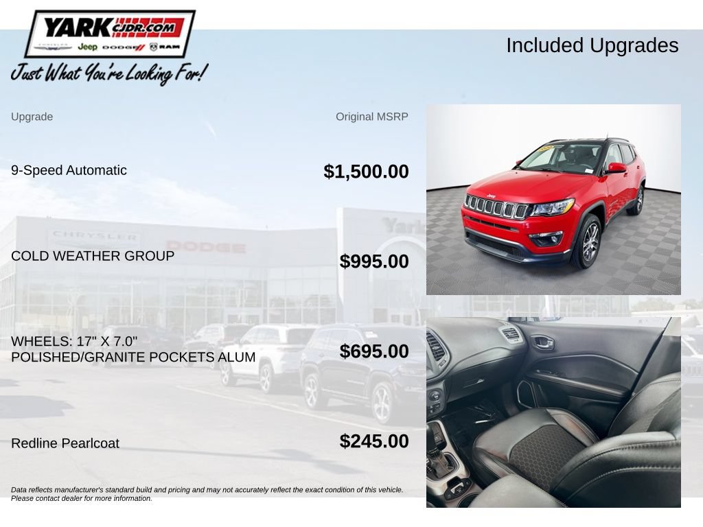 Certified 2020 Jeep Compass Latitude w/ Cold Weather Group AWD/4WD image 5