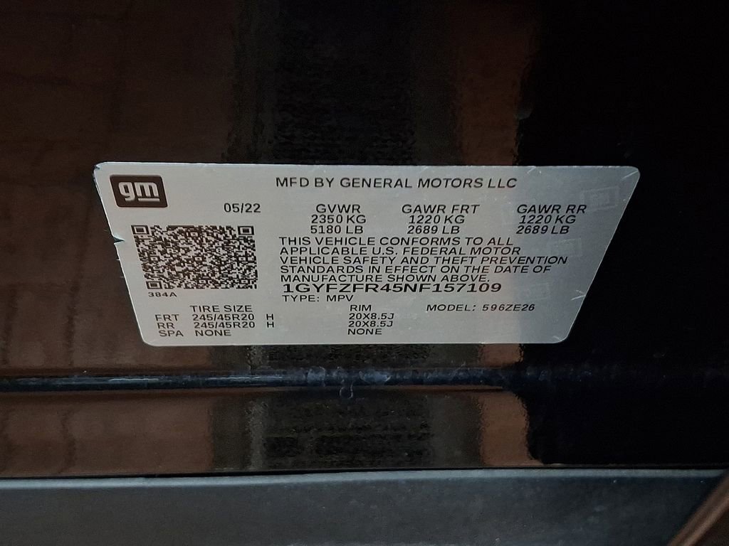 Used 2022 Cadillac XT4 Sport w/ LPO, Onyx Lite Package image 25