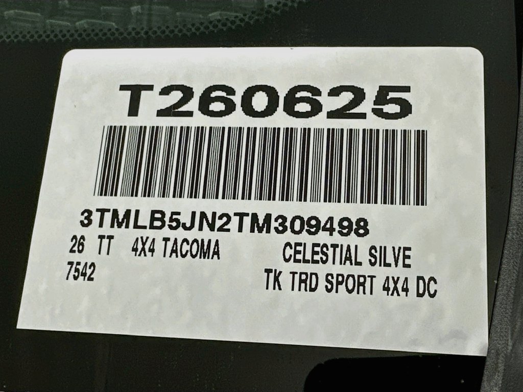 New 2026 Toyota Tacoma TRD Sport AWD/4WD image 18