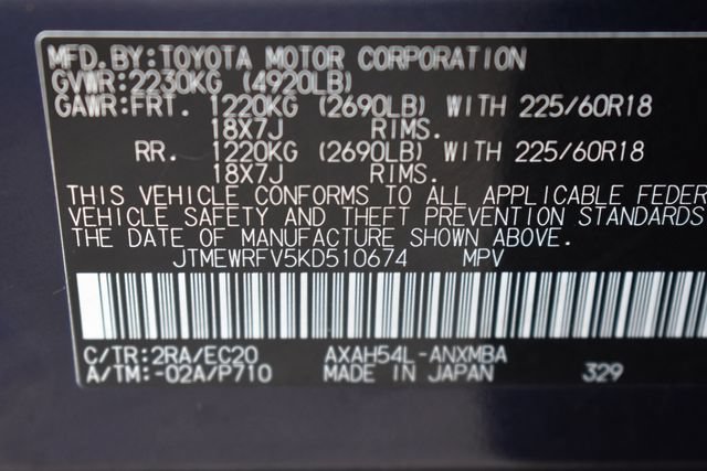 Used 2019 Toyota RAV4 XSE w/ XSE Weather Package AWD/4WD image 37