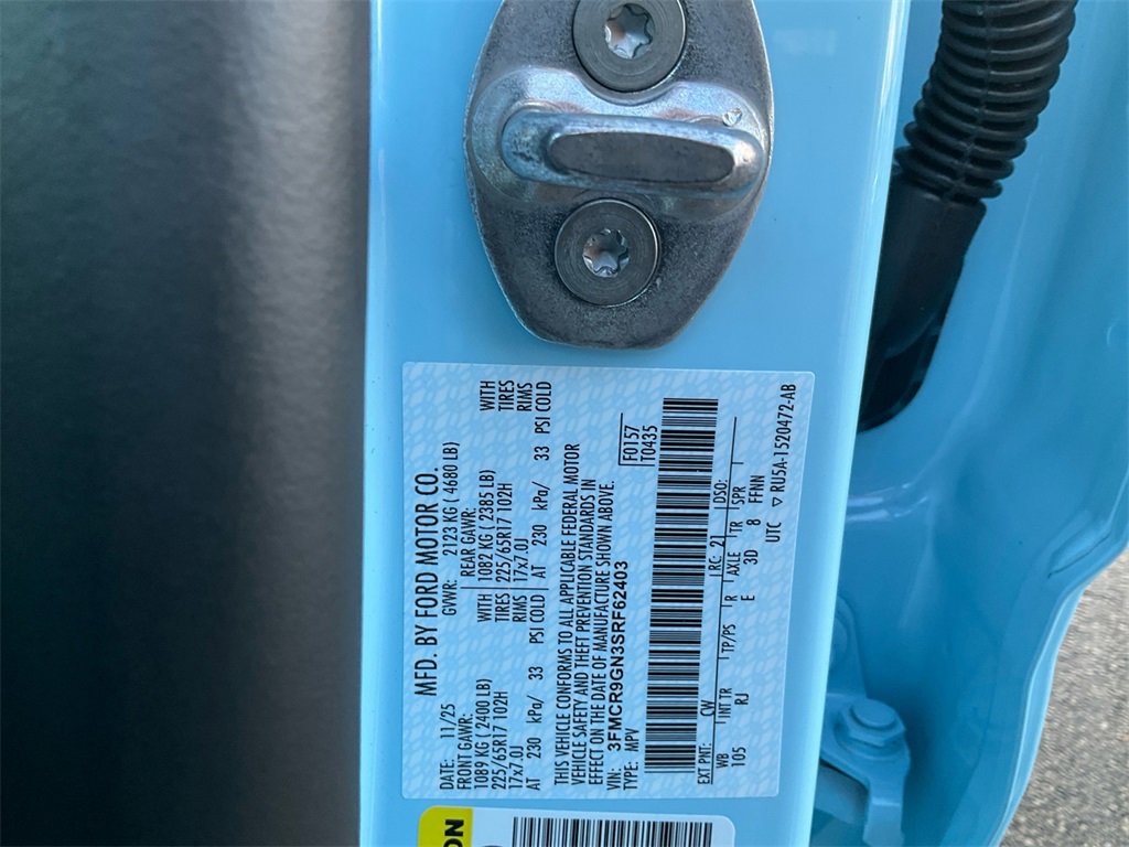 New 2025 Ford Bronco Sport Heritage w/ Convenience Package image 18