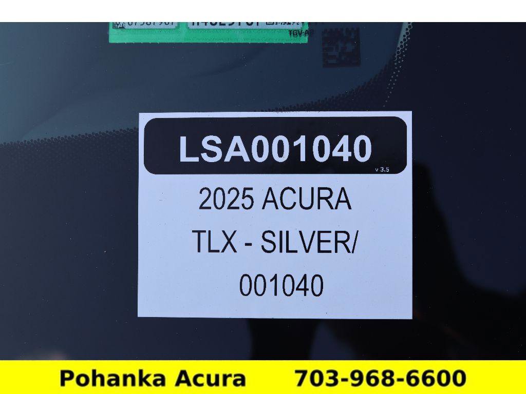 Certified 2025 Acura TLX w/ Technology Package image 36