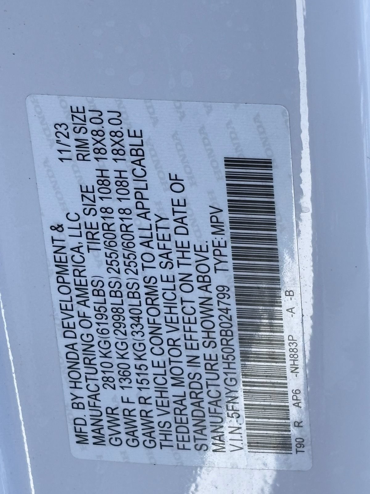 Certified 2024 Honda Pilot EX-L image 38