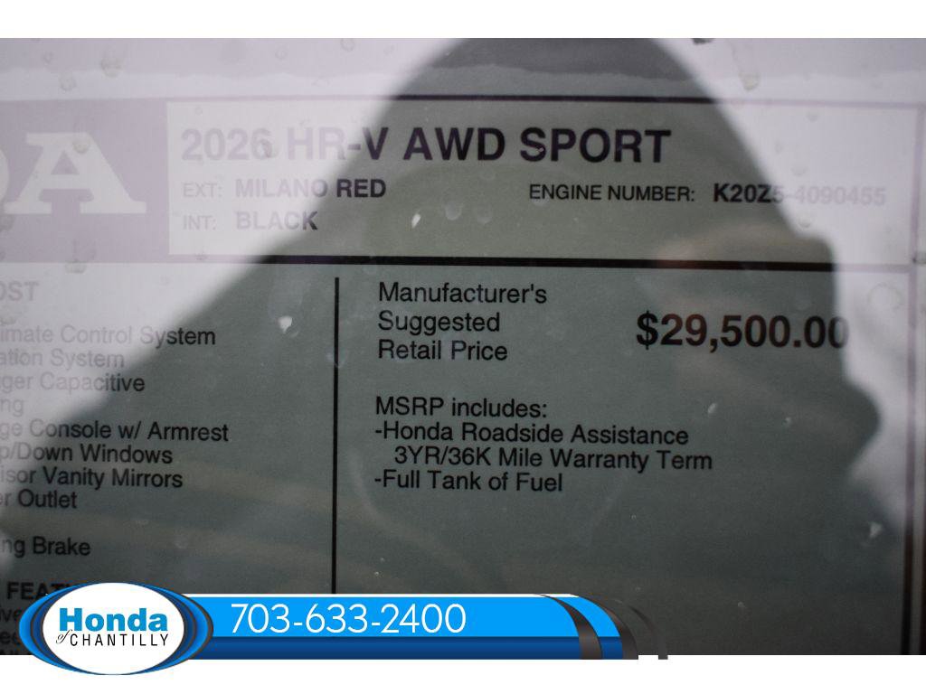 New 2026 Honda HR-V Sport image 35