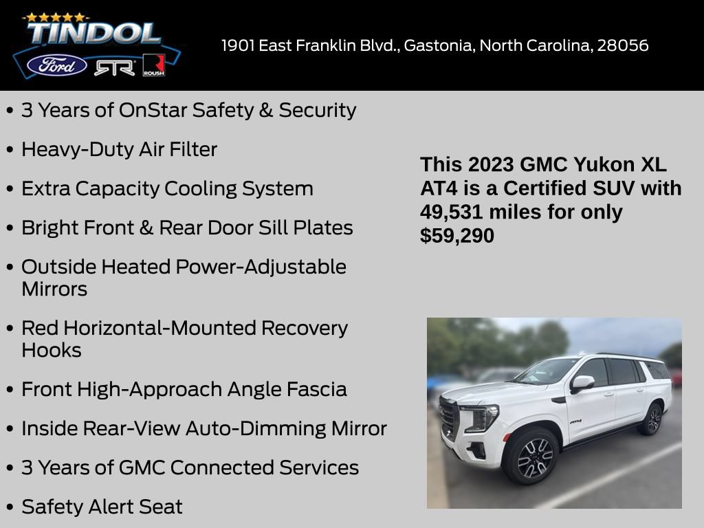 Used 2023 GMC Yukon XL AT4 w/ Max Trailering Package AWD/4WD image 17