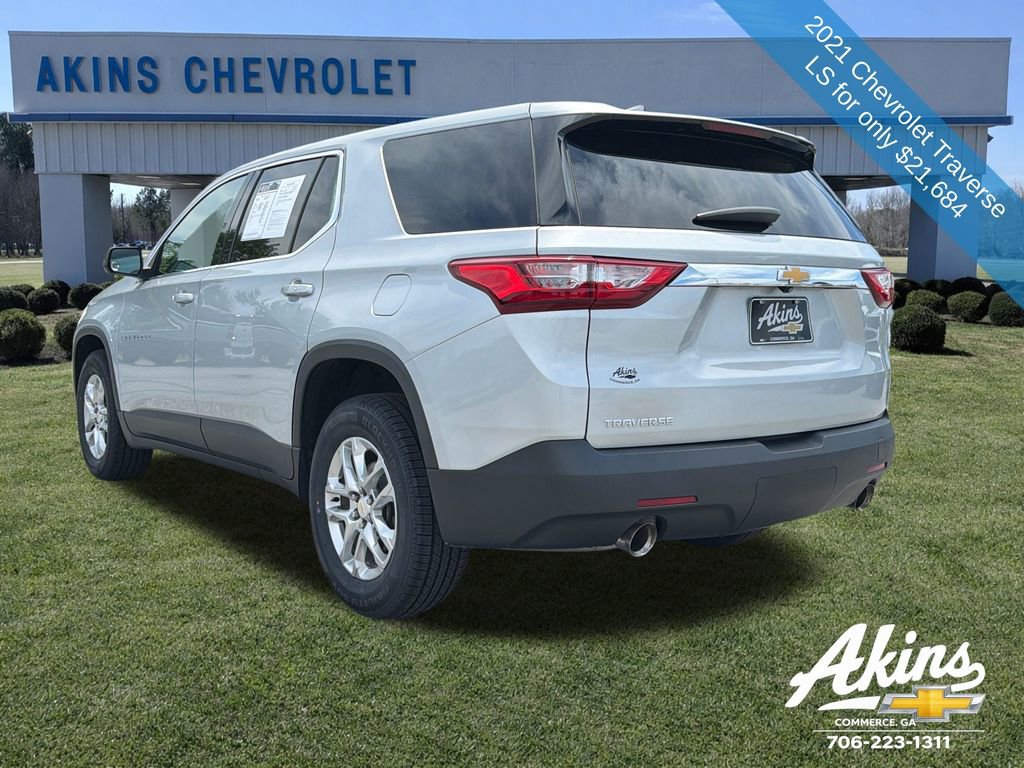 Certified 2021 Chevrolet Traverse LS FWD image 2