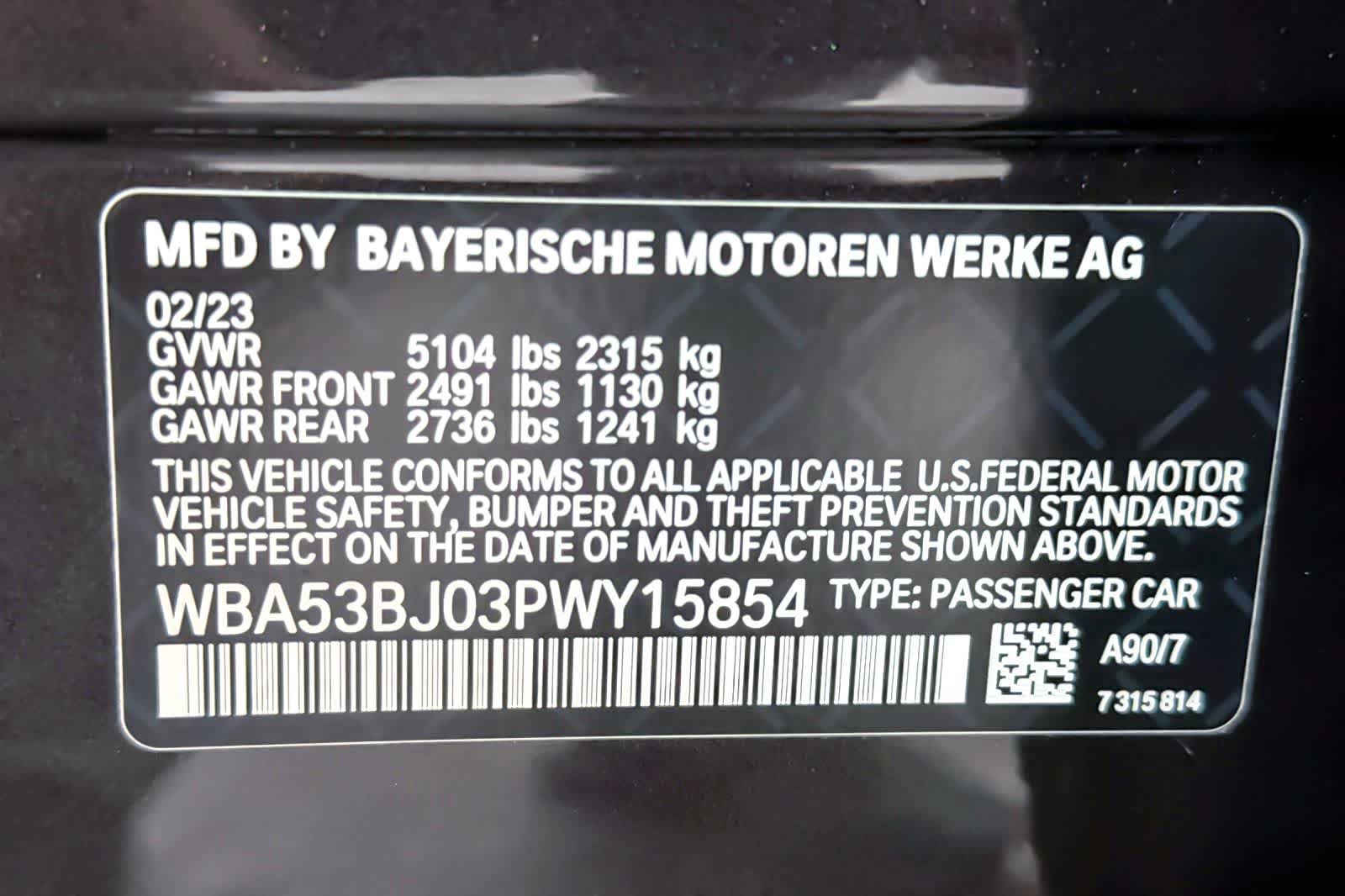Used 2023 BMW 540i w/ Executive Package RWD image 29