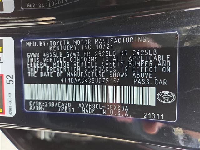 Certified 2025 Toyota Camry SE FWD image 22