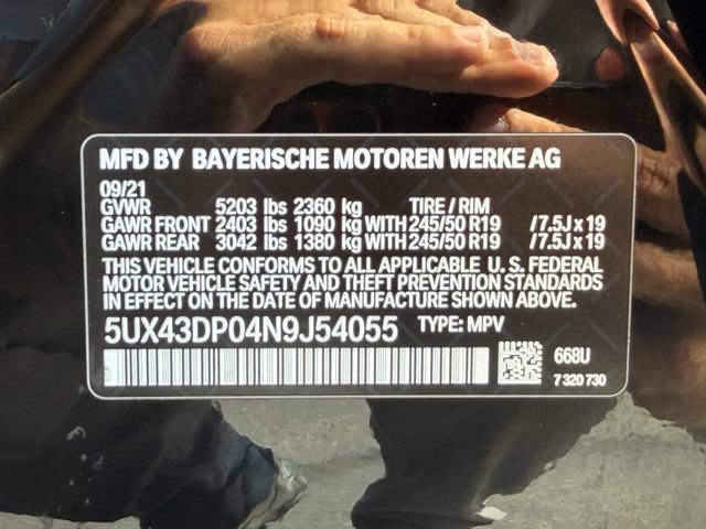 Used 2022 BMW X3 sDrive30i RWD image 25