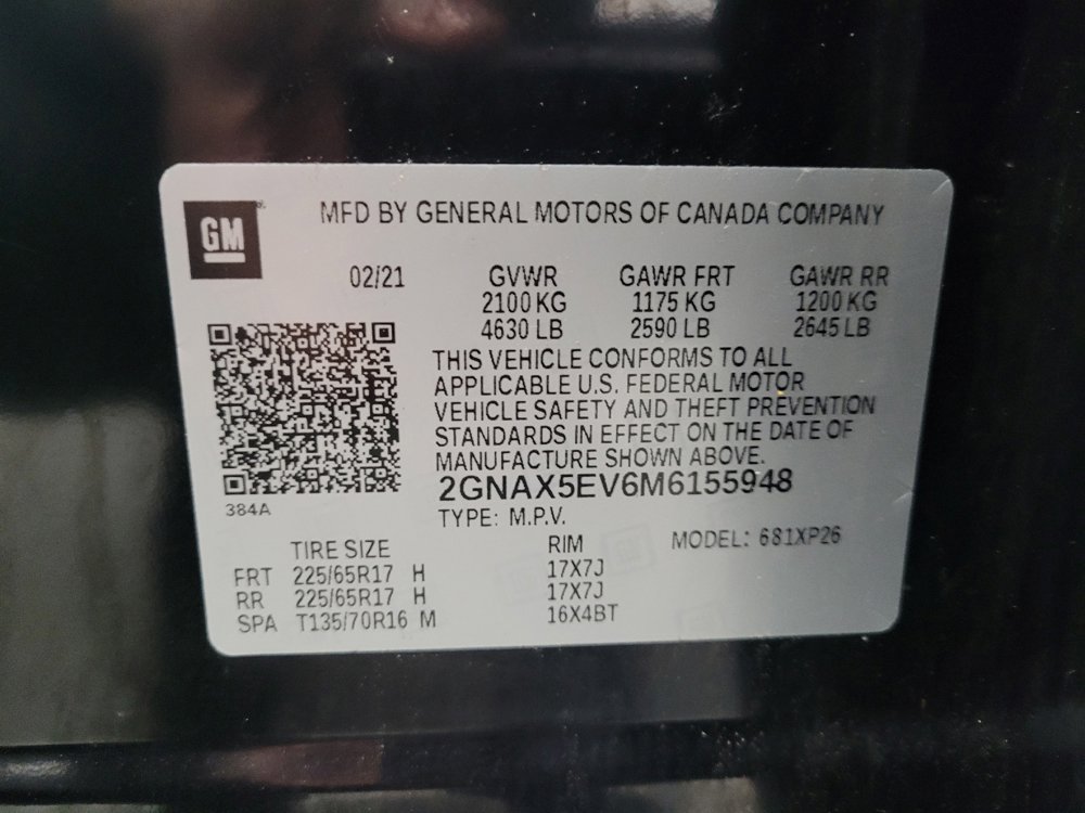 Used 2021 Chevrolet Equinox LS w/ LS Convenience Package AWD/4WD image 33