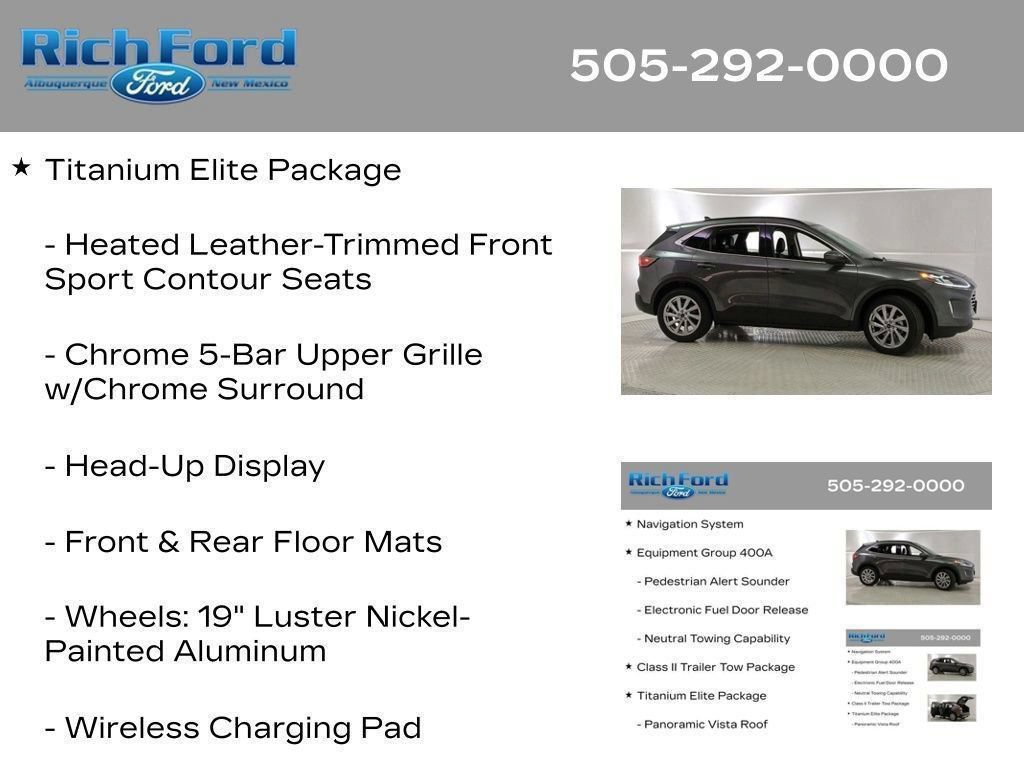 Used 2021 Ford Escape Titanium w/ Titanium Elite Package AWD/4WD image 32