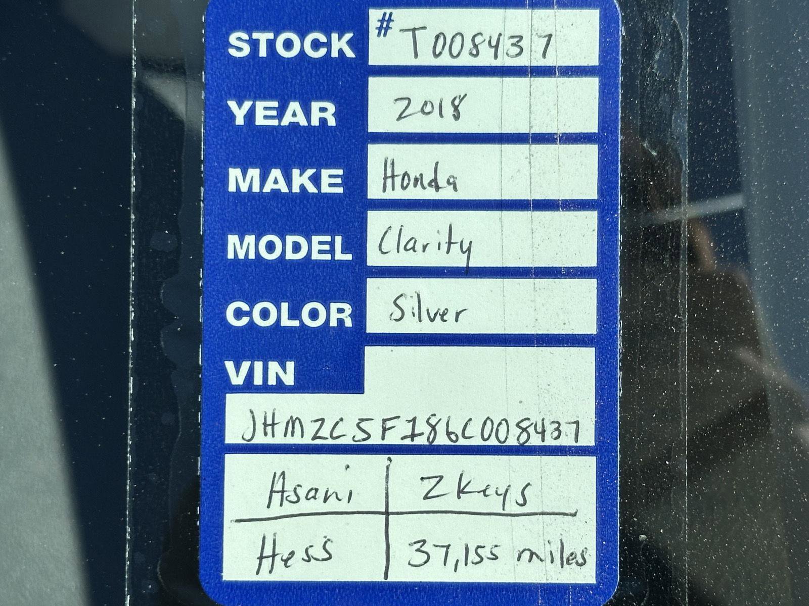 Used 2018 Honda Clarity Plug-In Hybrid image 15