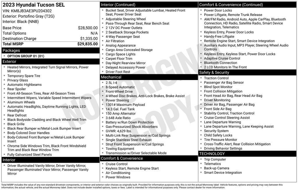 Used 2023 Hyundai Tucson SEL image 36
