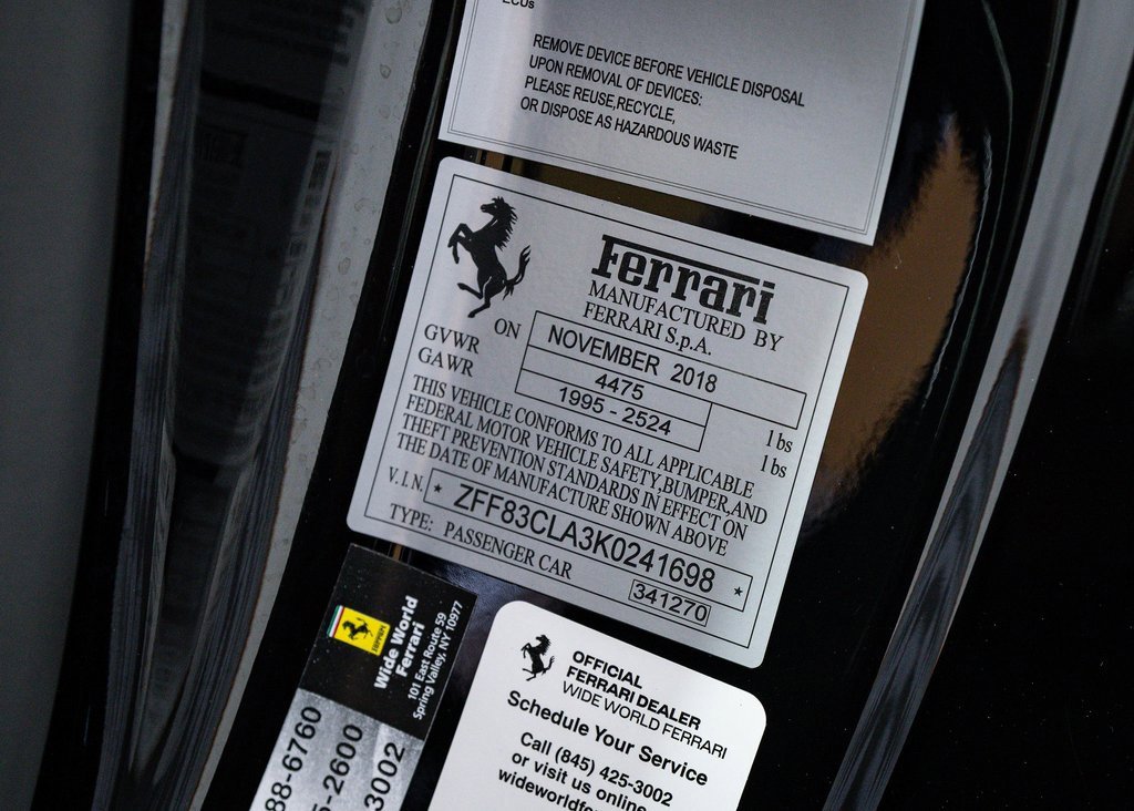 Certified 2019 Ferrari 812 Superfast image 26