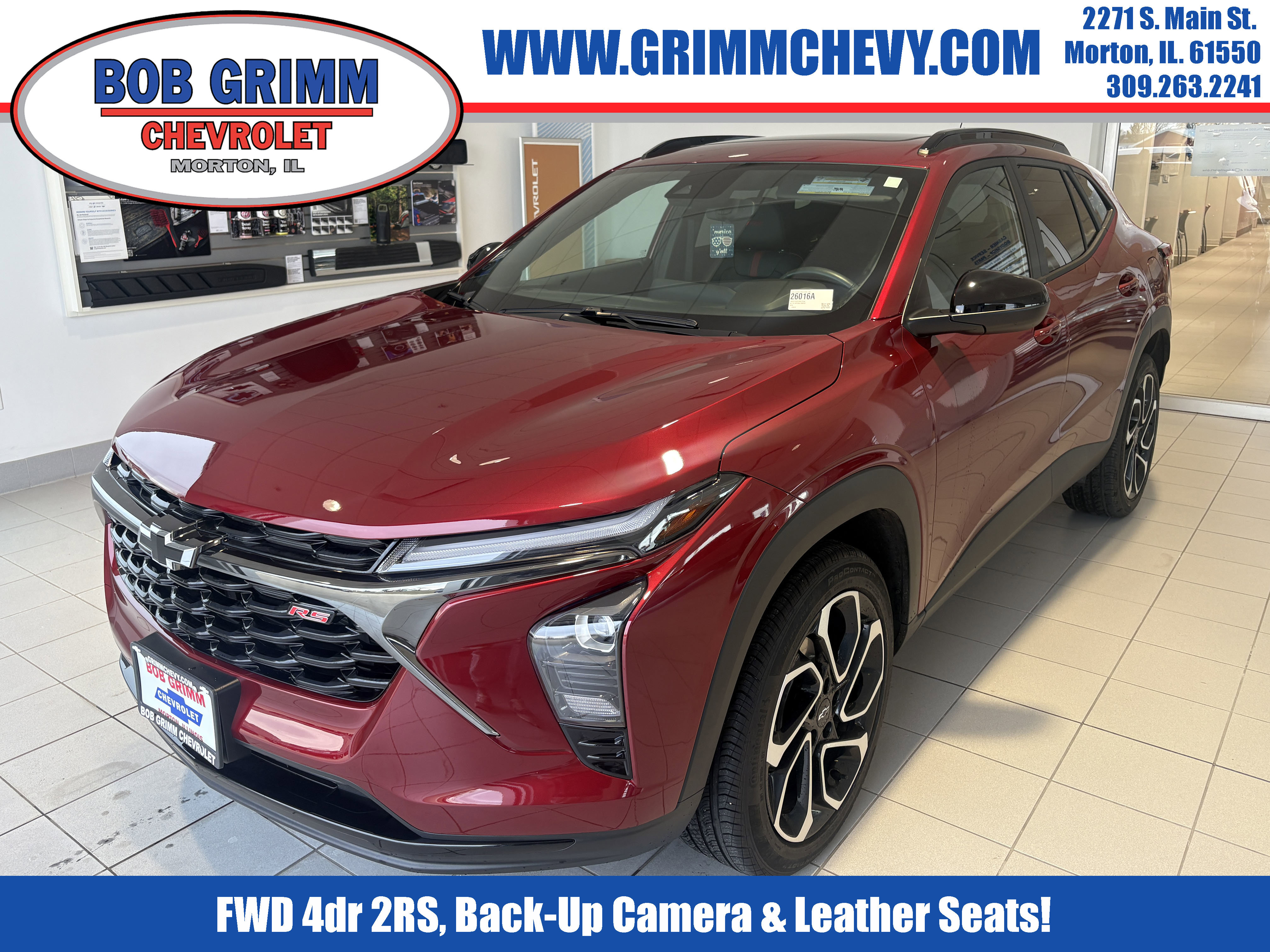 Used 2025 Chevrolet Trax RS w/ Sunroof Package