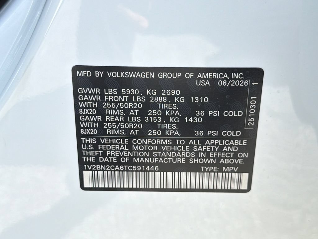 New 2026 Volkswagen Atlas SEL AWD/4WD image 34