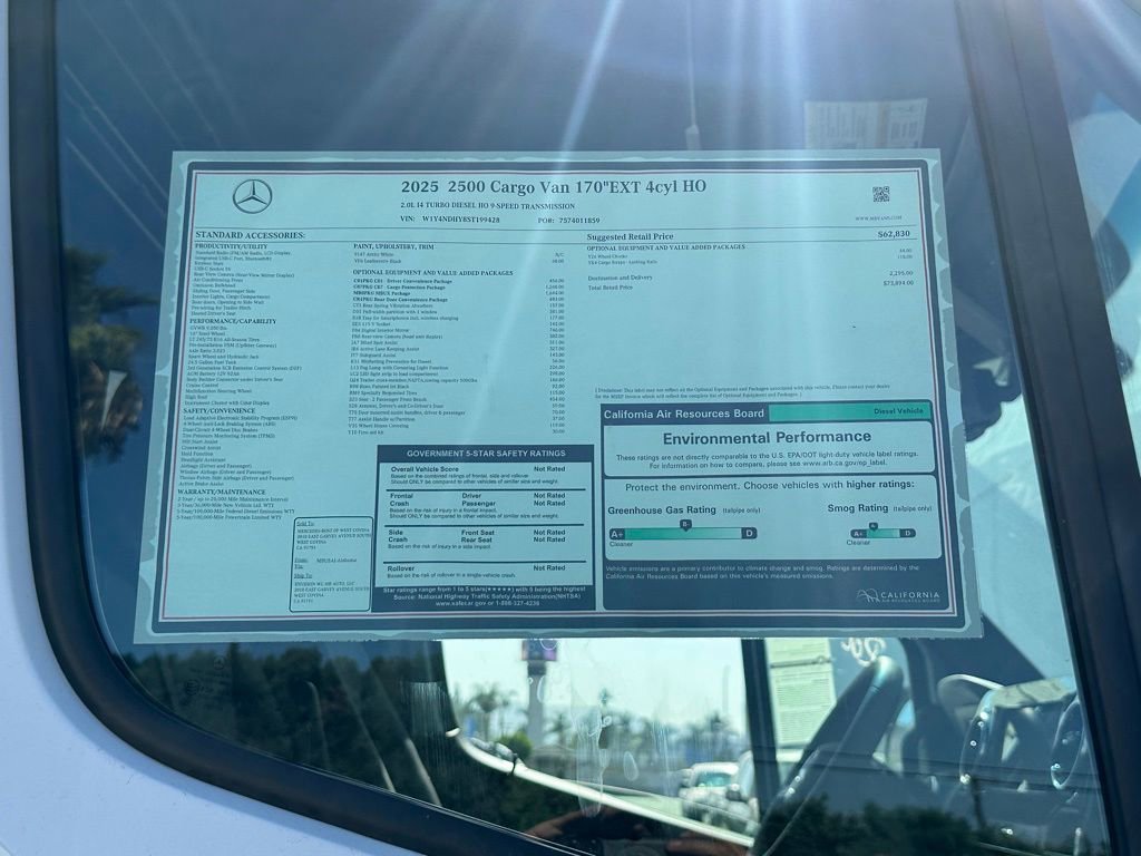New 2025 Mercedes-Benz Sprinter 2500 image 6