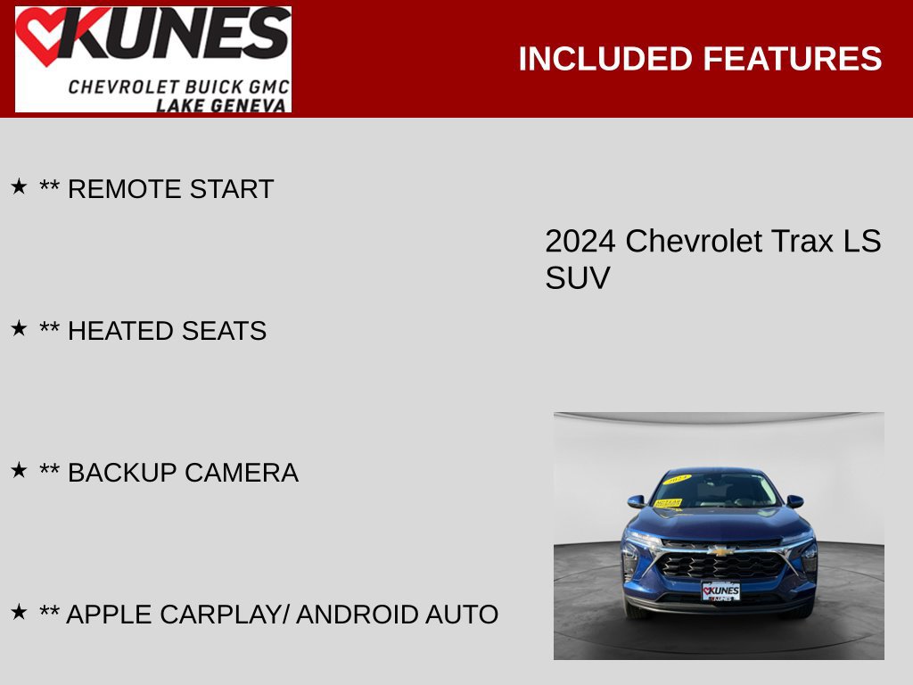 Used 2024 Chevrolet Trax LS w/ LS Convenience Package FWD image 2