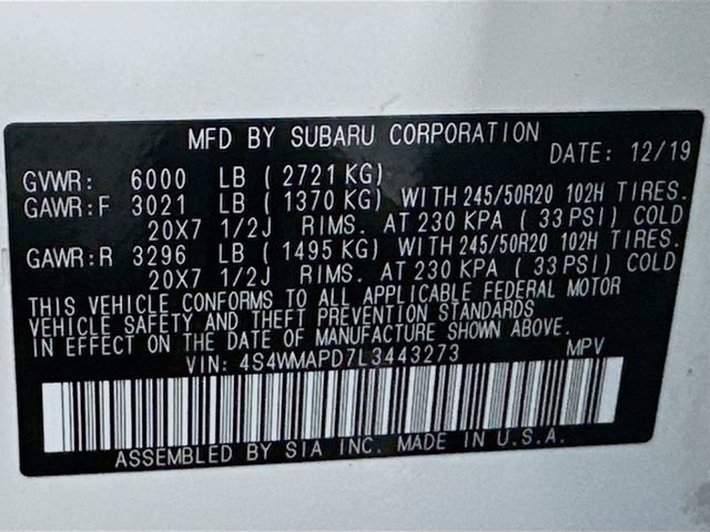 Used 2020 Subaru Ascent Limited w/ Technology Package AWD/4WD image 39