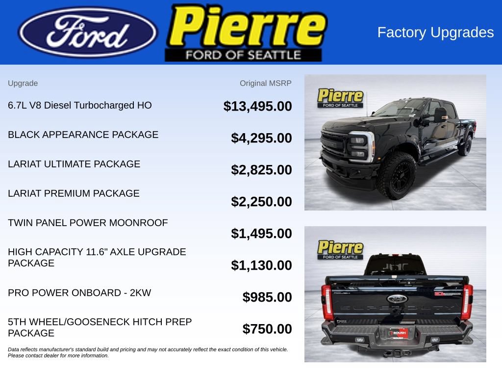 New 2026 Ford F250 Lariat w/ Black Appearance Package AWD/4WD image 13