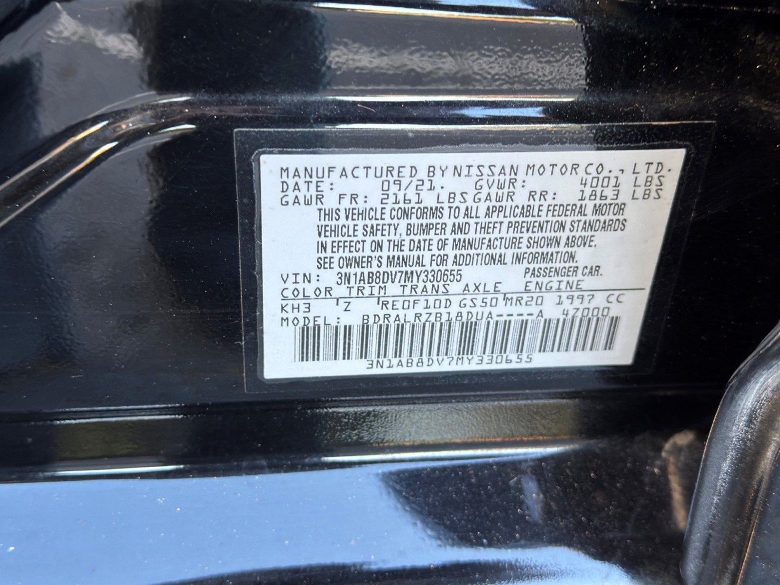 Used 2021 Nissan Sentra SR FWD image 39