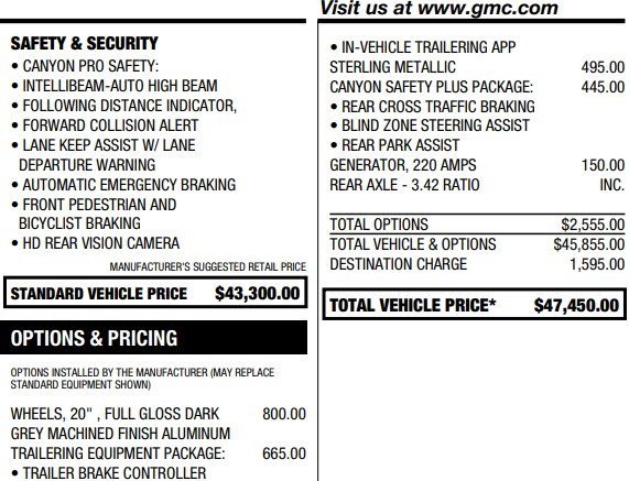 Certified 2024 GMC Canyon AT4 w/ Canyon Safety Plus Package image 2