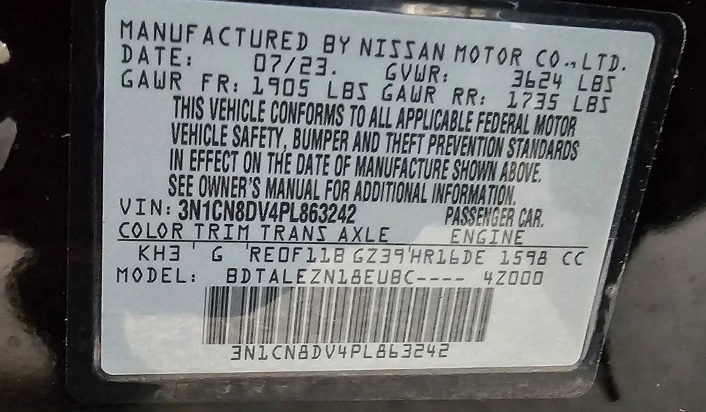 Used 2023 Nissan Versa S w/ S Plus Package image 24