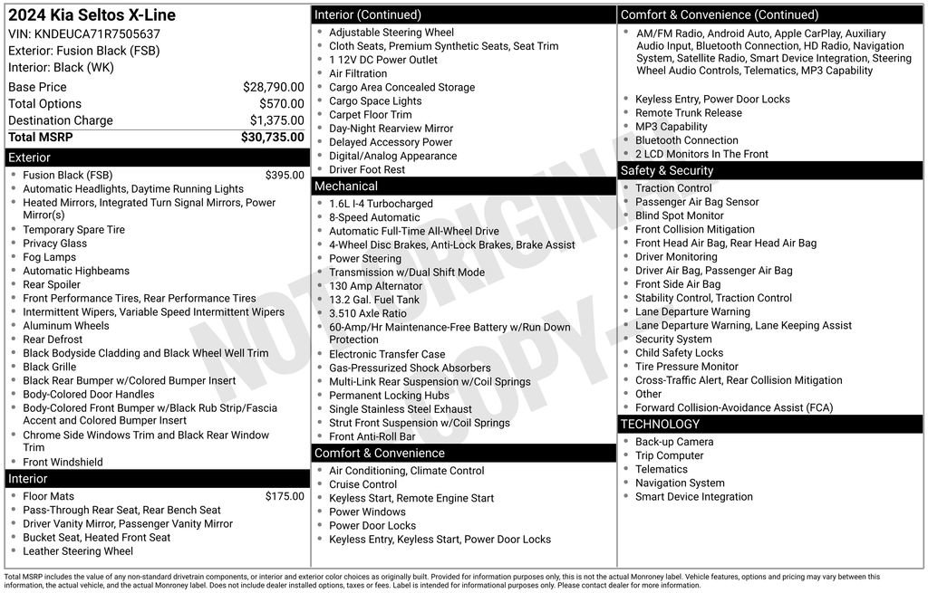 Used 2024 Kia Seltos X-Line image 6