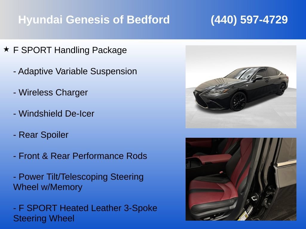 Used 2024 Lexus ES 350 F Sport w/ Accessory Package (Z2) FWD image 7