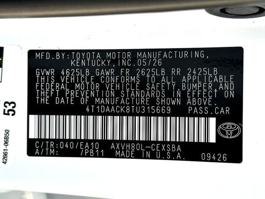 New 2026 Toyota Camry SE w/ Multimedia Upgrade Package FWD image 25