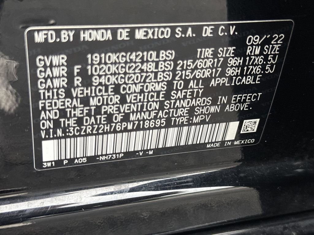 Certified 2023 Honda HR-V EX-L image 28