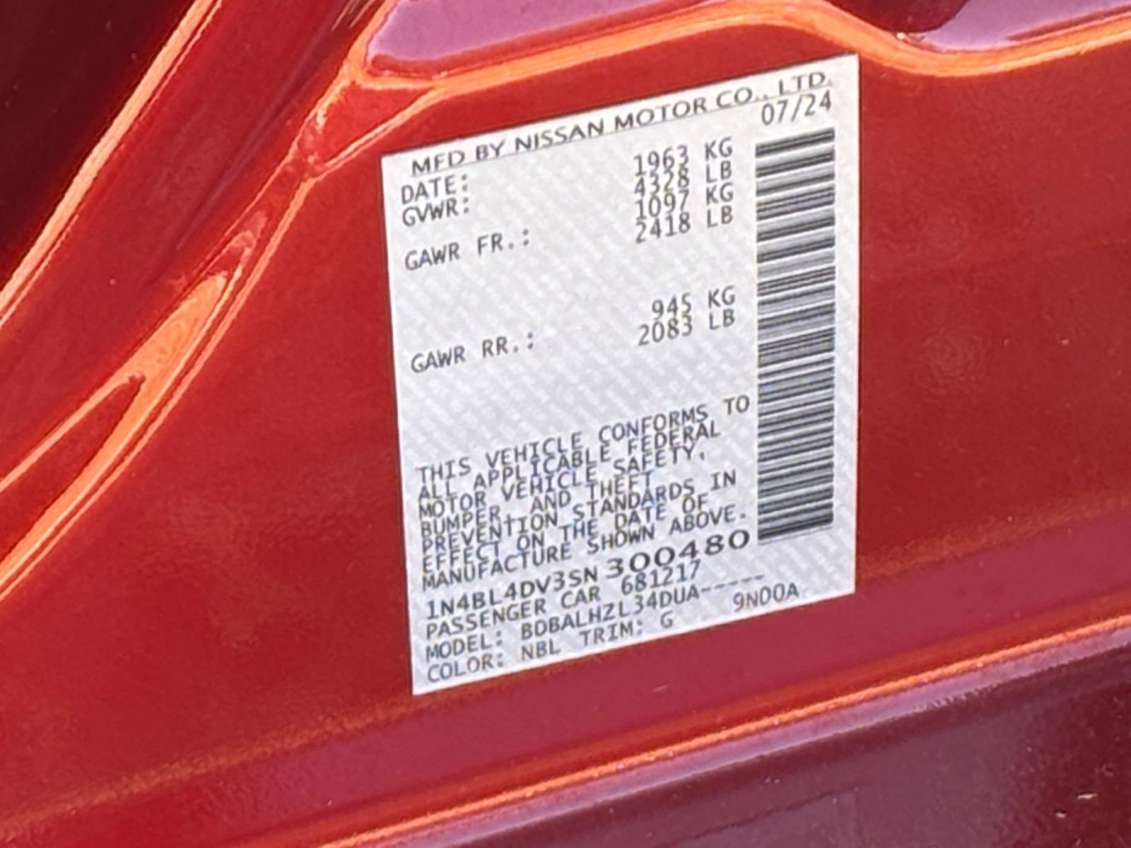Used 2025 Nissan Altima 2.5 SV FWD image 30