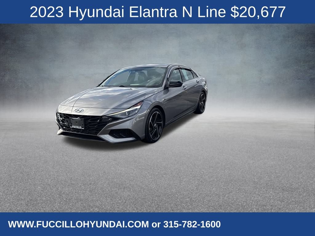Certified 2023 Hyundai Elantra N Line w/ Preferred Accessory Package image 1