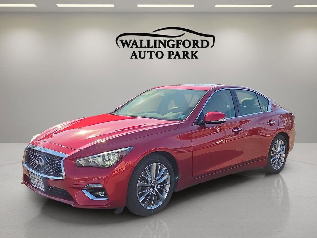 Used 2021 INFINITI Q50 Luxe w/ Seat & Sound Package image 1