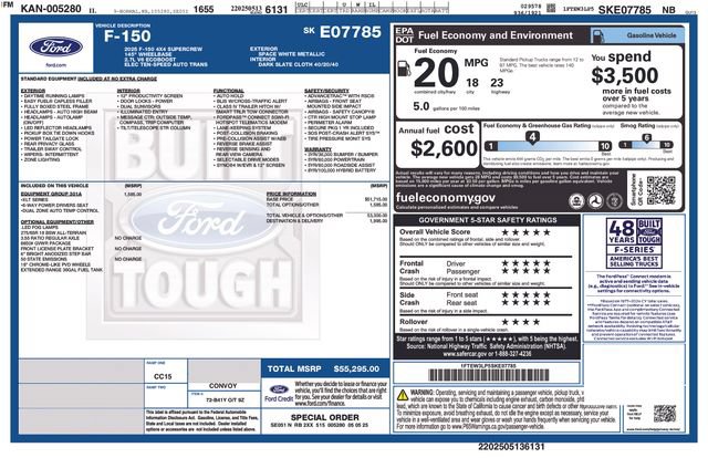 Certified 2025 Ford F150 XLT w/ Equipment Group 301A Standard AWD/4WD image 6