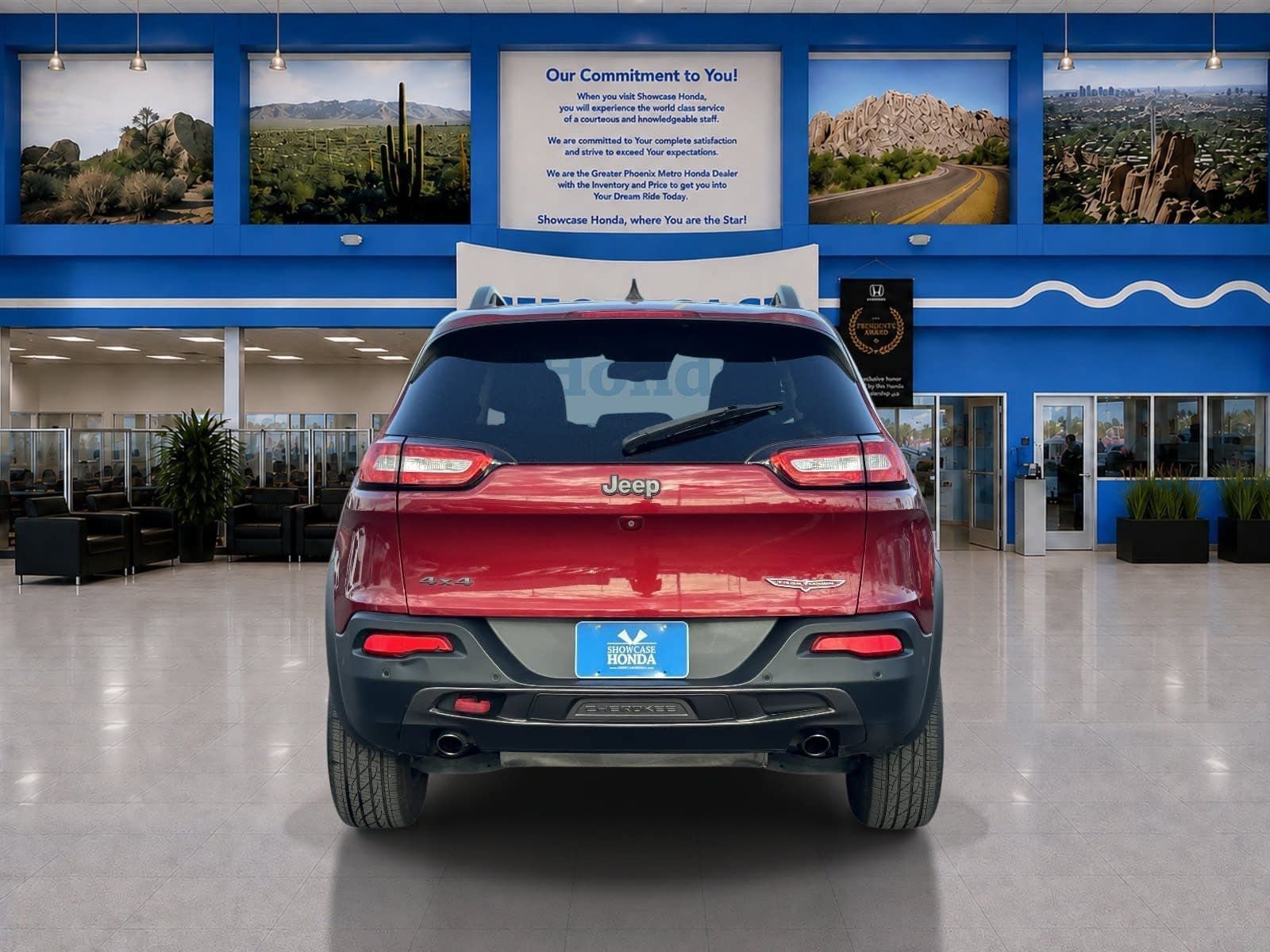Used 2015 Jeep Cherokee Trailhawk w/ Comfort/Convenience Group AWD/4WD image 9