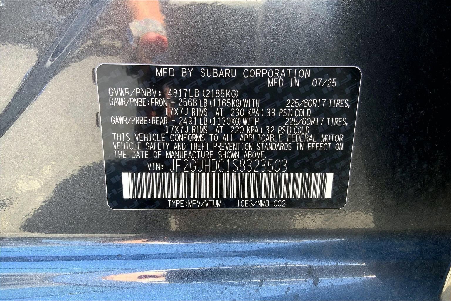 Certified 2025 Subaru Crosstrek 2.0i Premium AWD/4WD image 33