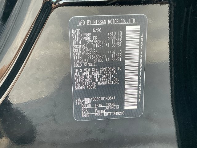 New 2026 Nissan Armada SL w/ Captain's Chari Seat Package AWD/4WD image 38