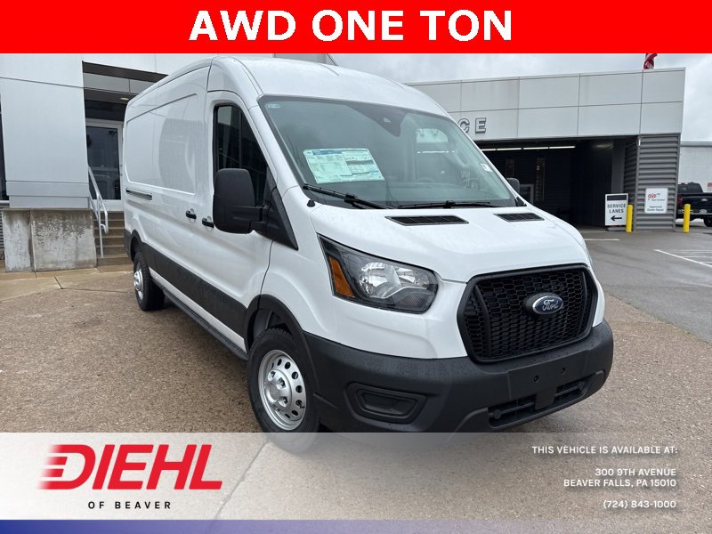 New 2025 Ford Transit 350 148 Medium Roof AWD w/ Load Area Protection Package
