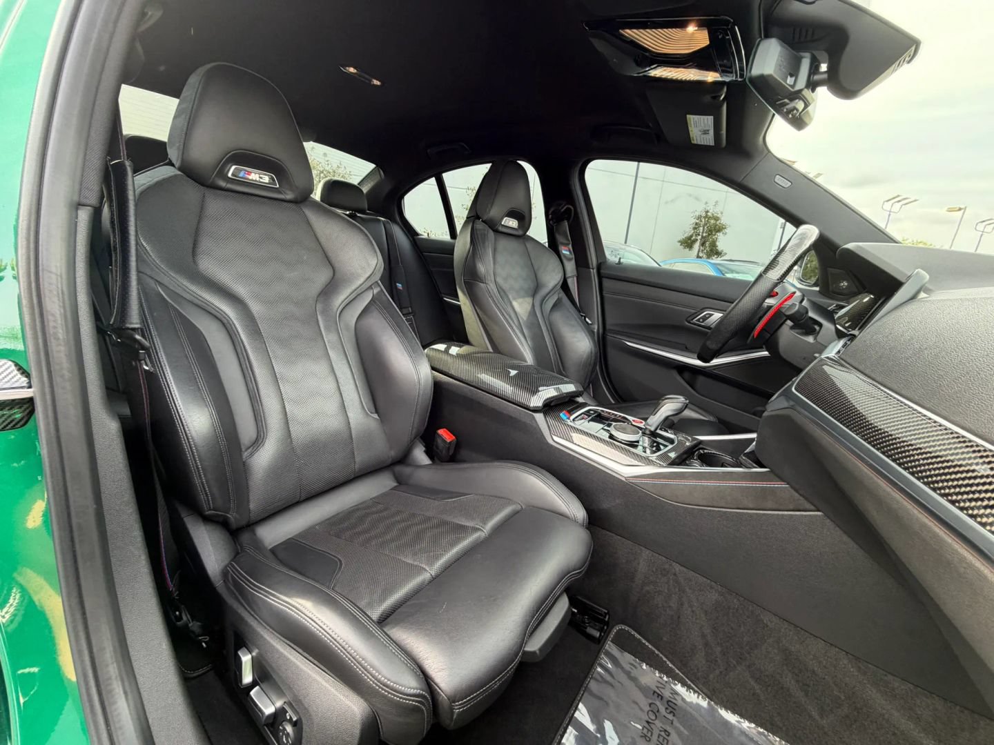 Used 2022 BMW M3 Competition w/ M Carbon Exterior Package RWD image 36