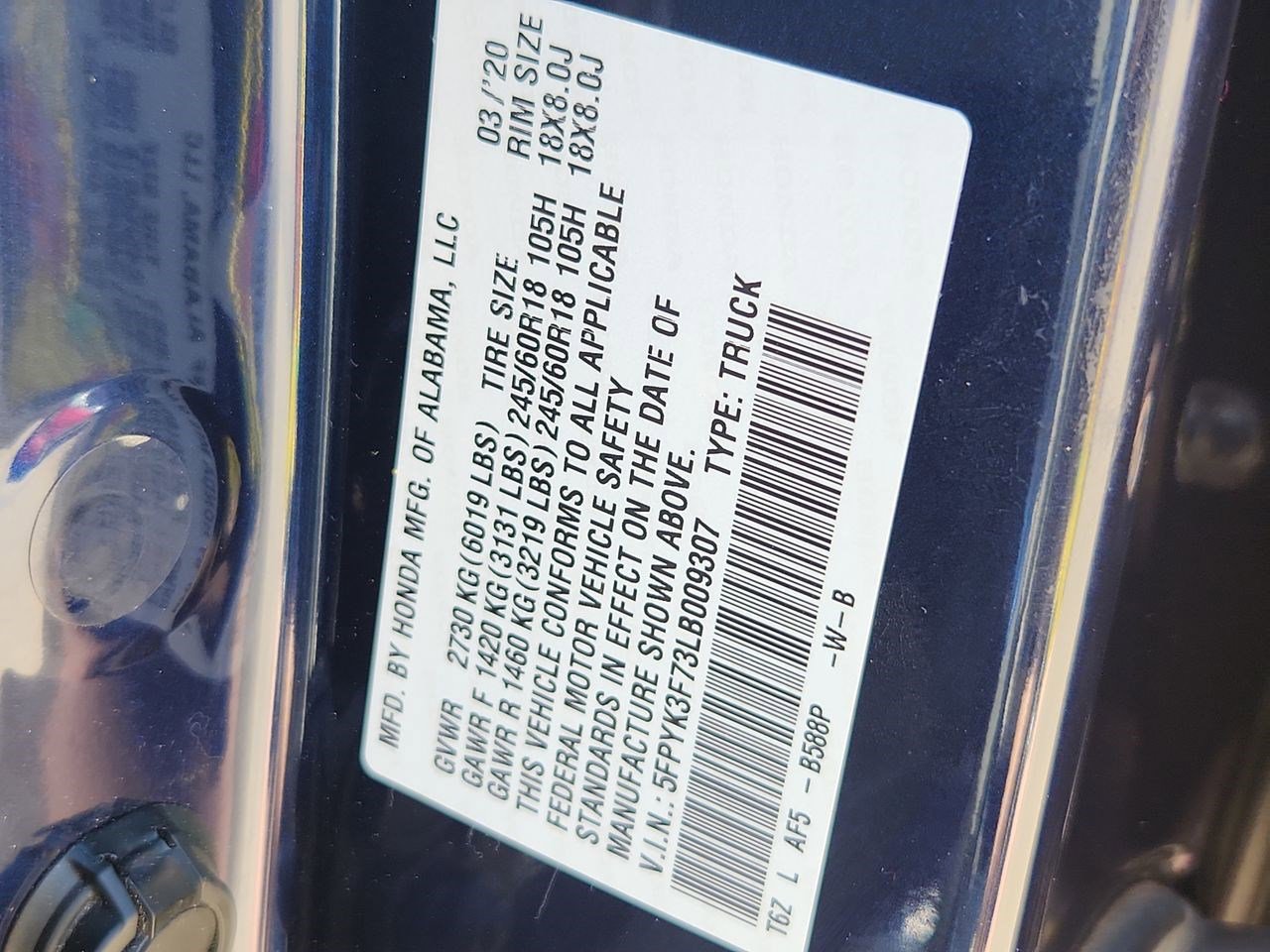 Used 2020 Honda Ridgeline RTL-E image 27