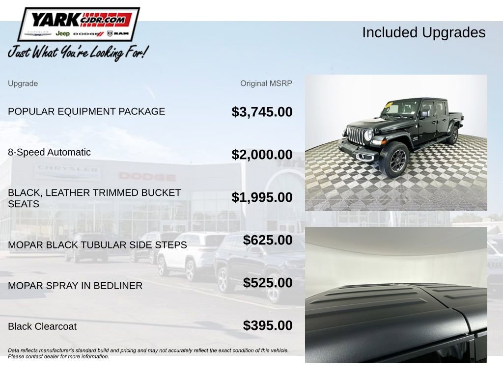 Certified 2022 Jeep Gladiator Overland w/ Popular Equipment Package image 5