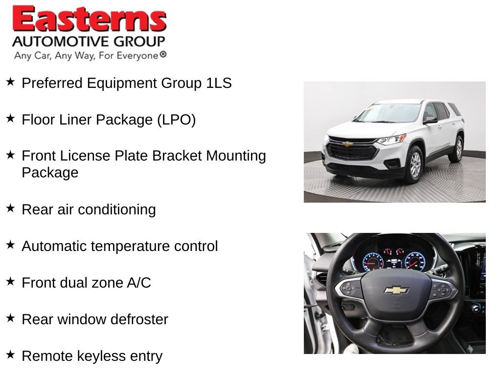 Used 2021 Chevrolet Traverse LS w/ LPO, Floor Liner Package AWD/4WD image 11