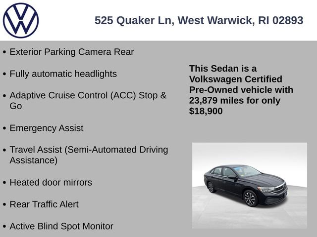 Certified 2023 Volkswagen Jetta S w/ IQ.Drive Package image 25