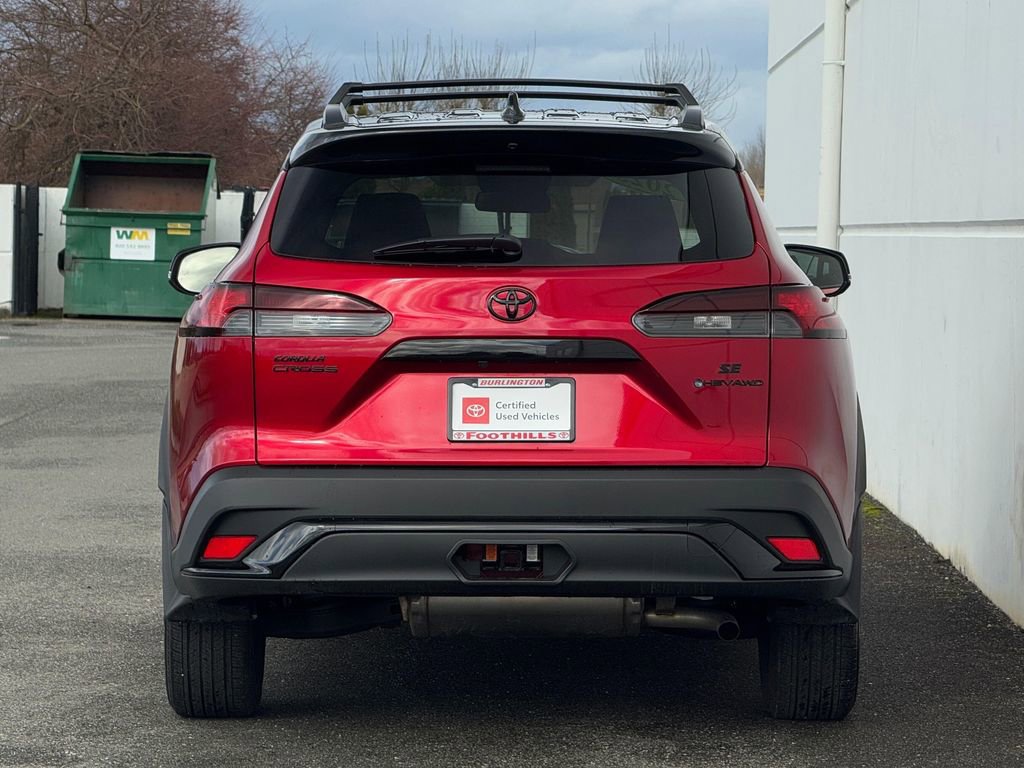 Certified 2025 Toyota Corolla Cross Hybrid Nightshade w/ Moonroof Package image 6